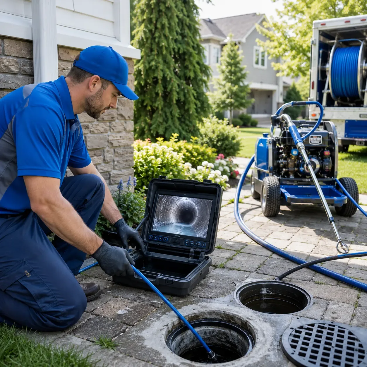 Outdoor drain cleaning professionals serving Henniker, NH